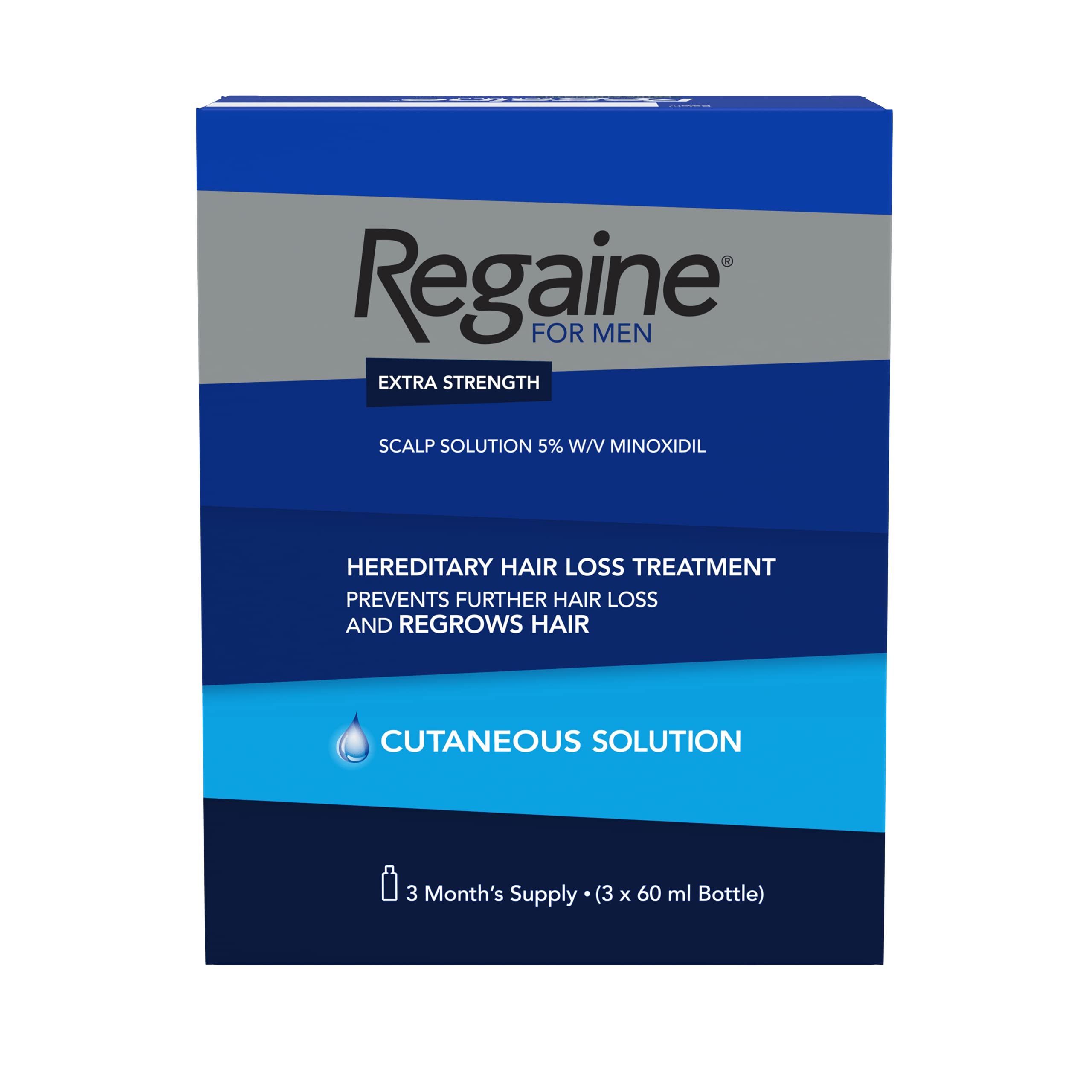 Regaine For Men Triple Pack Minoxidil 5%