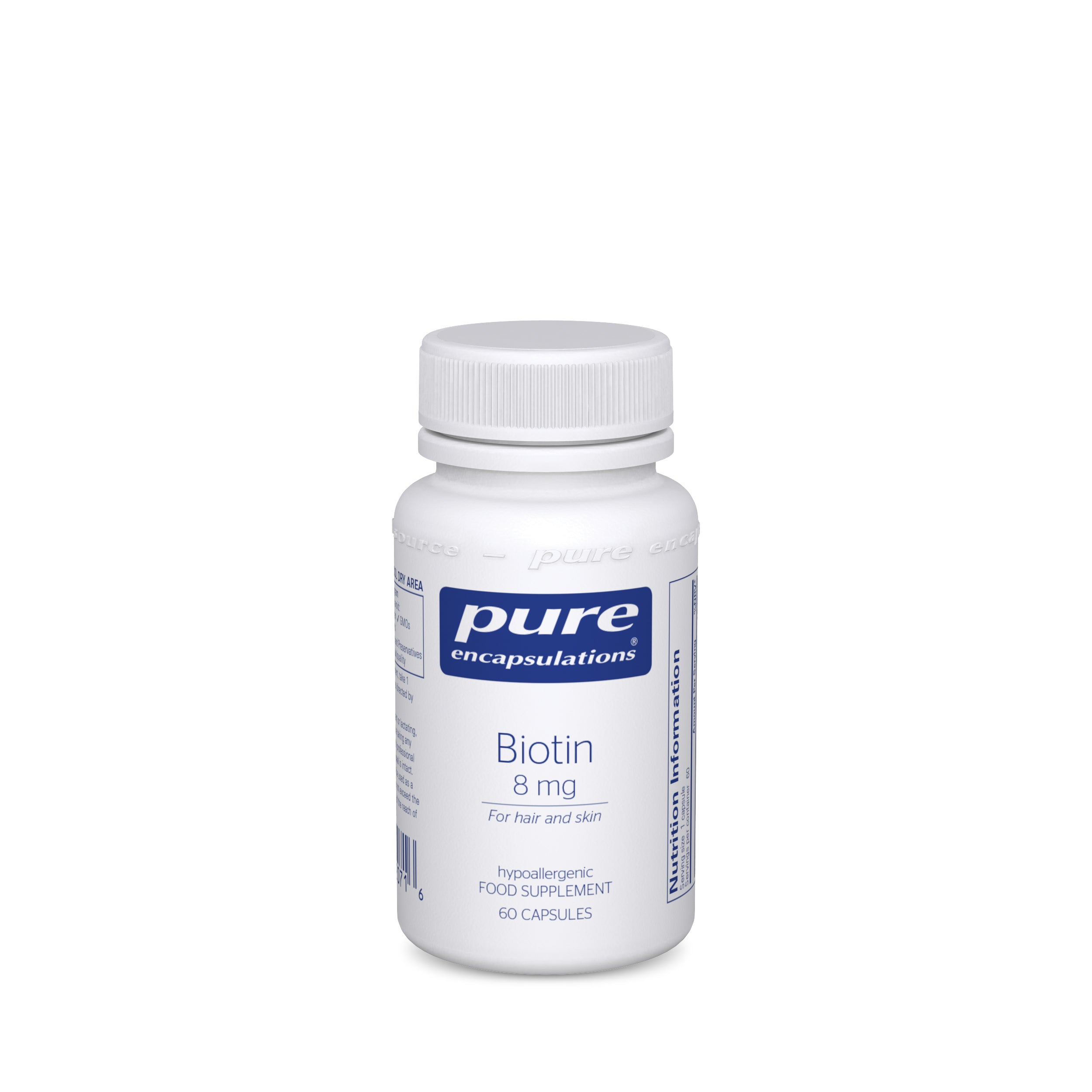 Pure encapsulations Biotin 8mg 60 Capsules