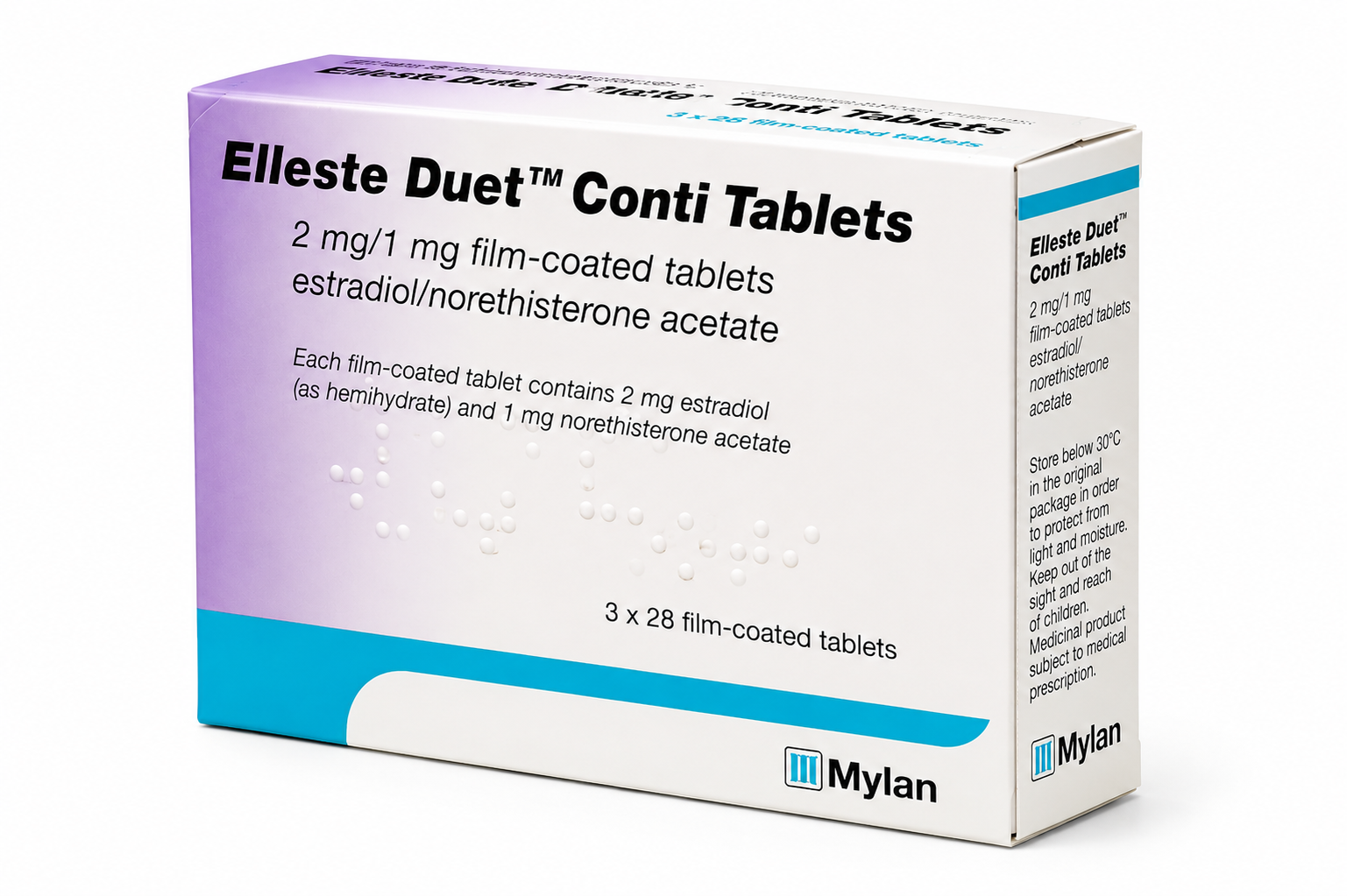 Elleste Duet Conti Tablets 2mg 3x28 tablets