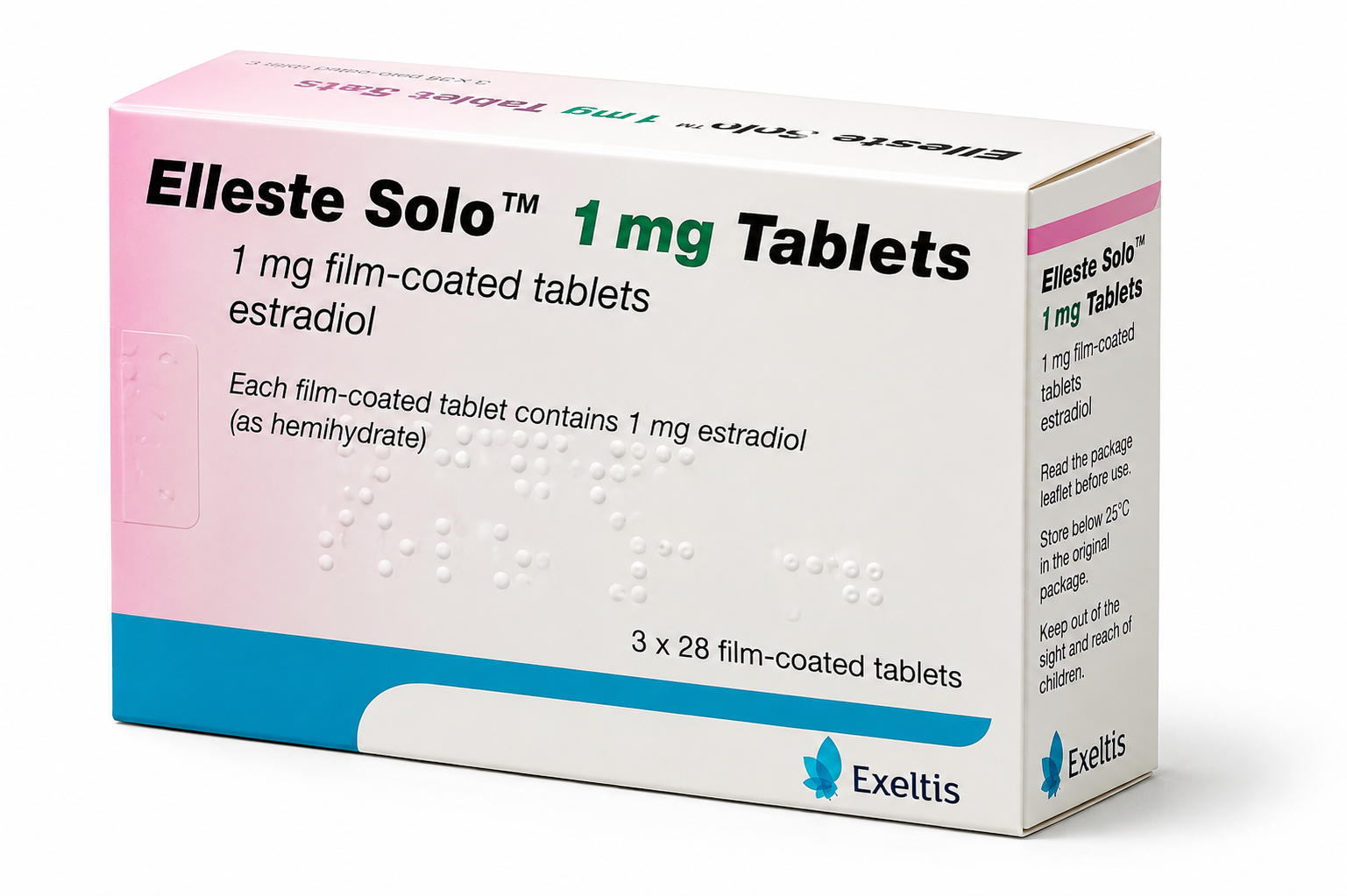 Elleste Solo 1mg Tablets 3x28 tablets