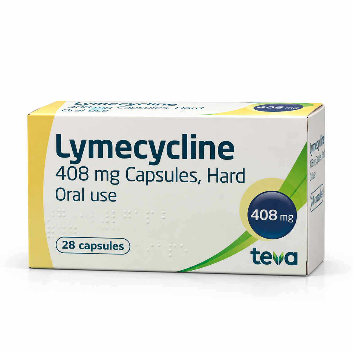 Lymecycline 28 capsules for oral use 408mg