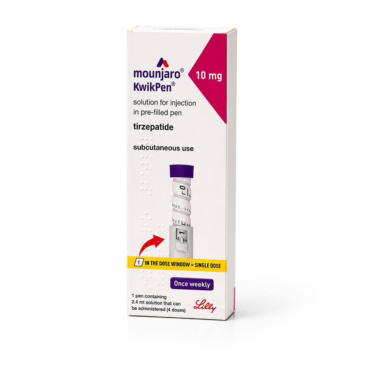 Mounjaro injection pen packaging
