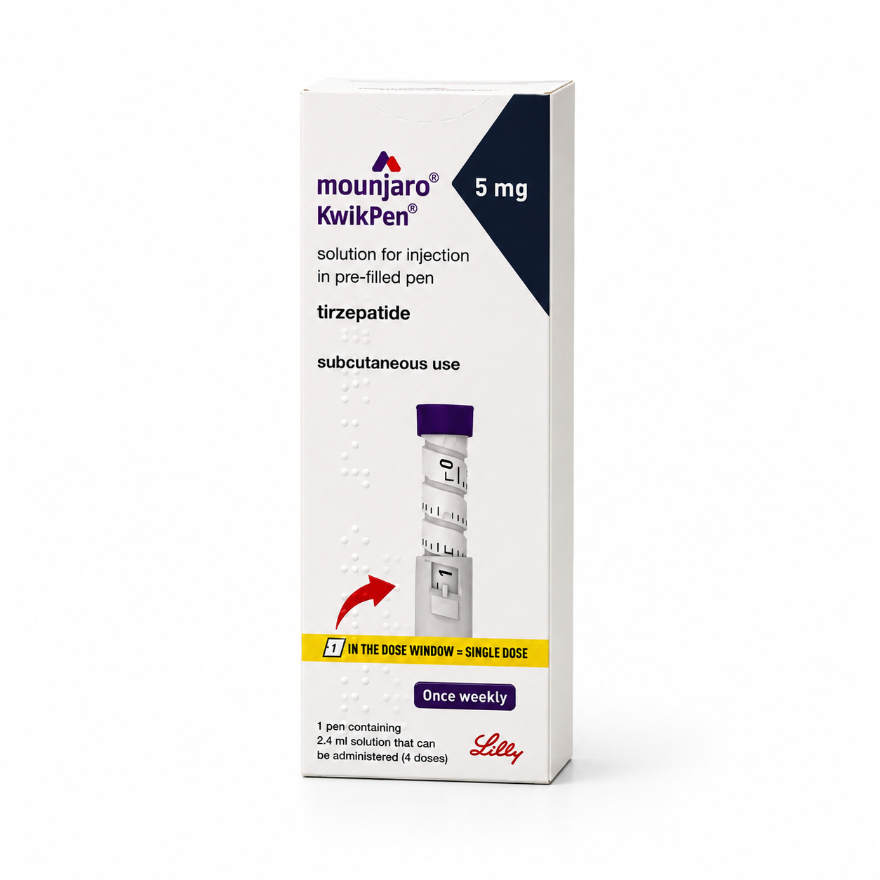 Mounjaro injection pen packaging
