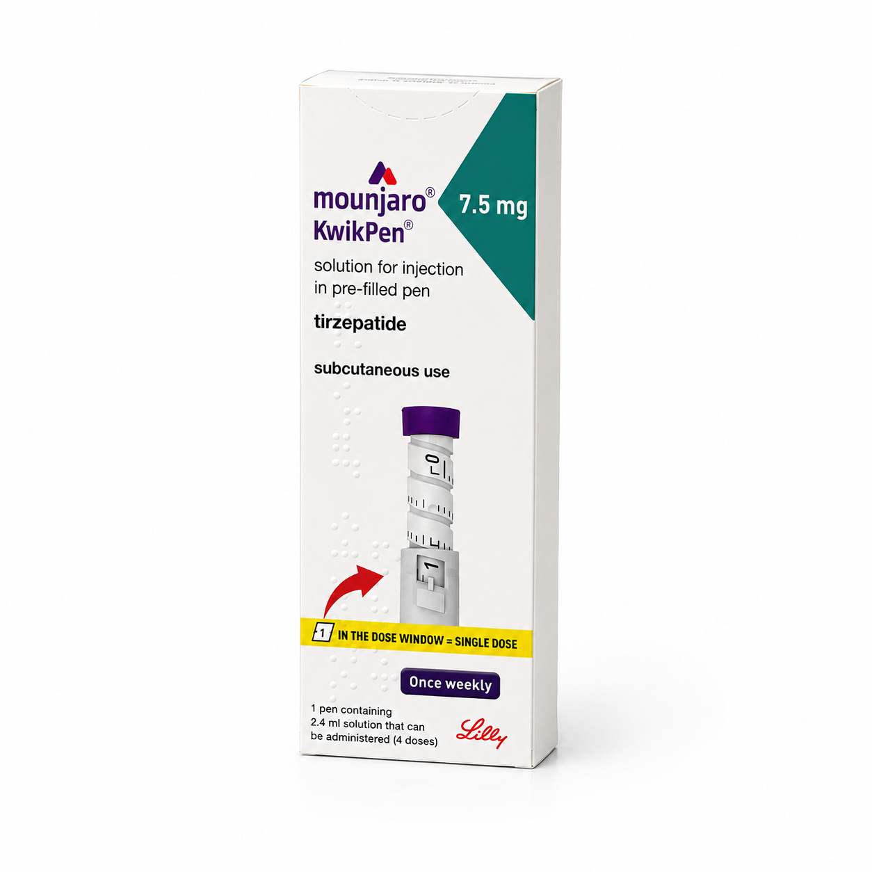 Mounjaro injection pen packaging
