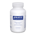A white plastic bottle of Pure Encapsulations Magnesium (glycinate) dietary supplement, containing 90 capsules, shown on a clean white background.