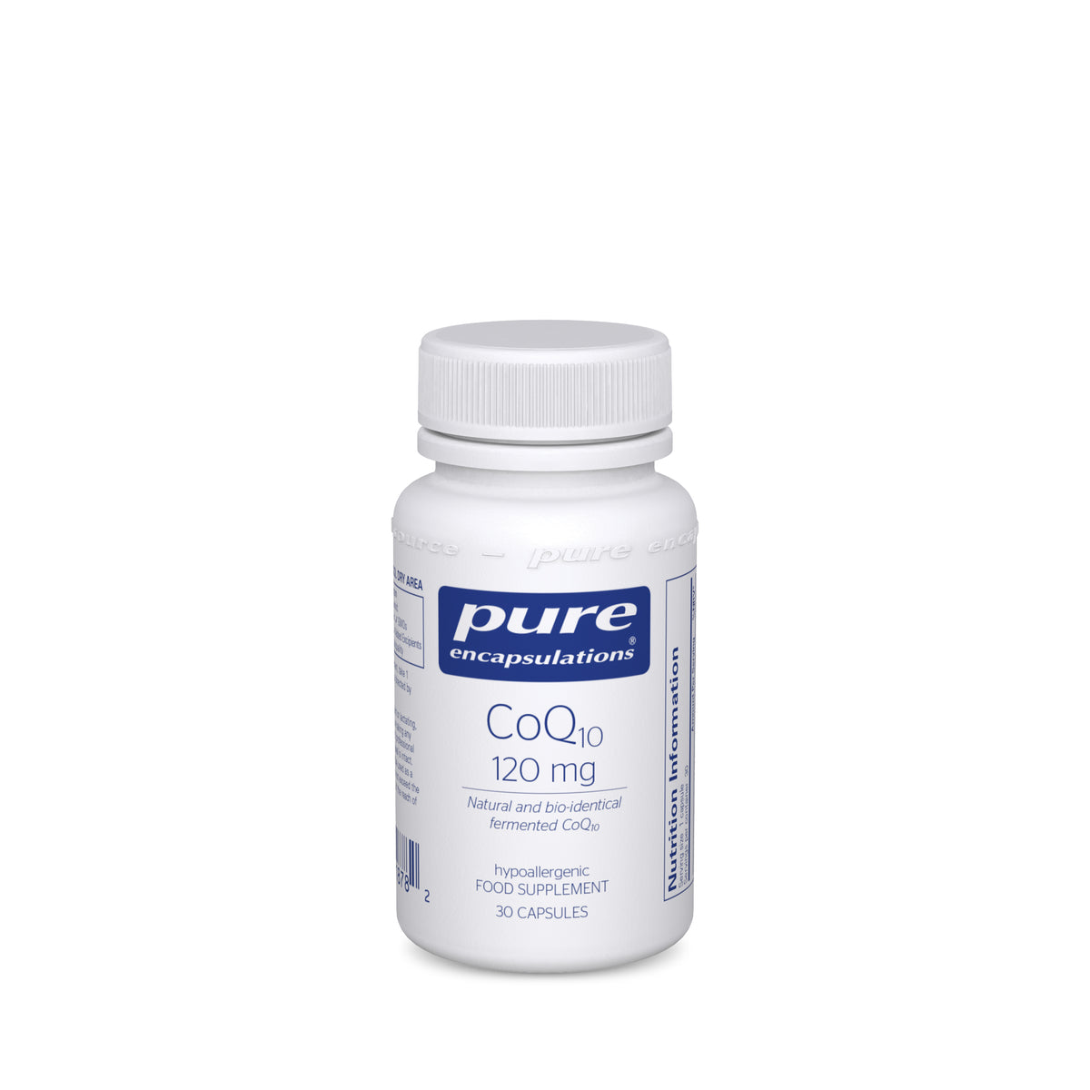 Pure Encapsulations CoQ10 120 mg dietary supplement capsules