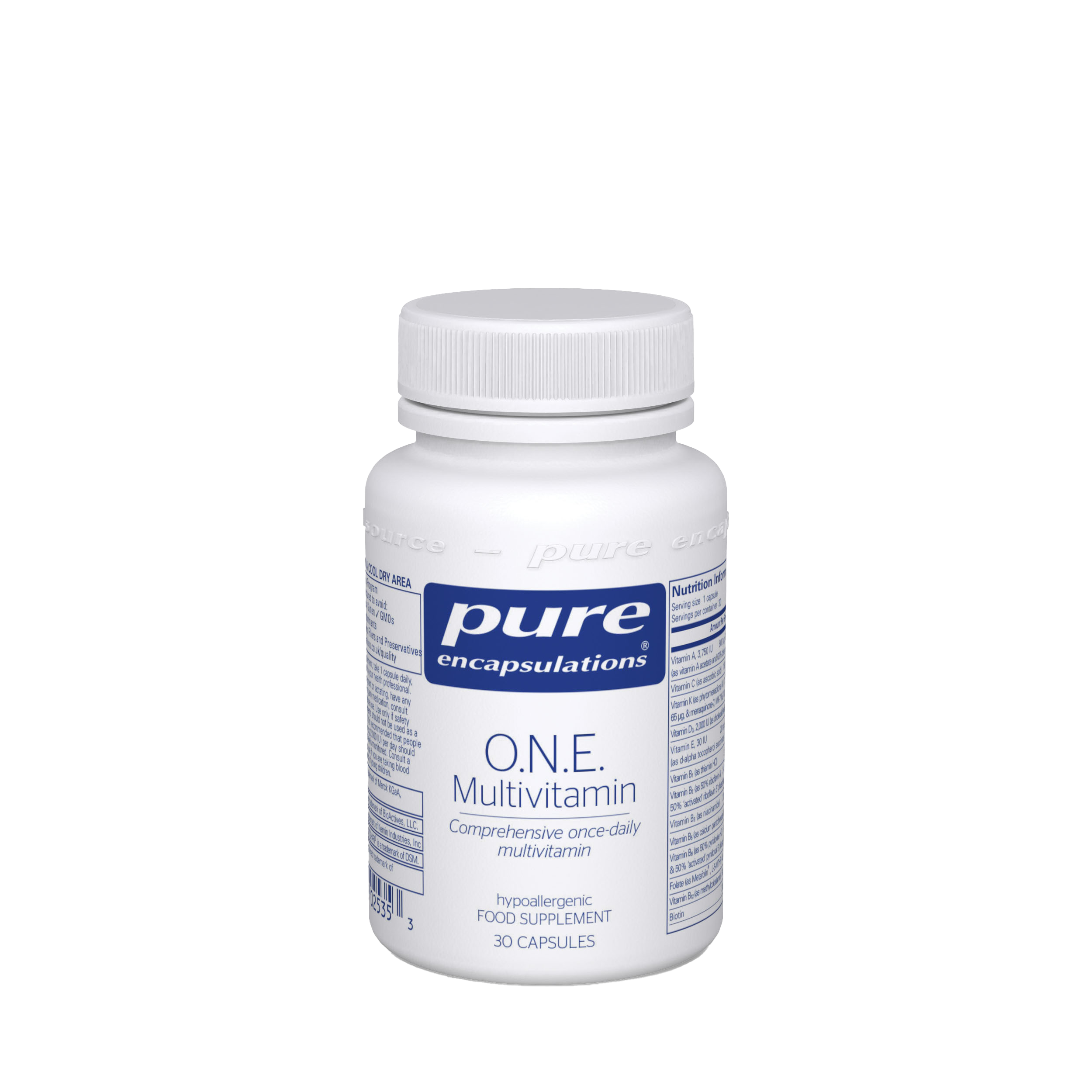 Pure Encapsulations O.N.E. Multivitamin 30 capsules