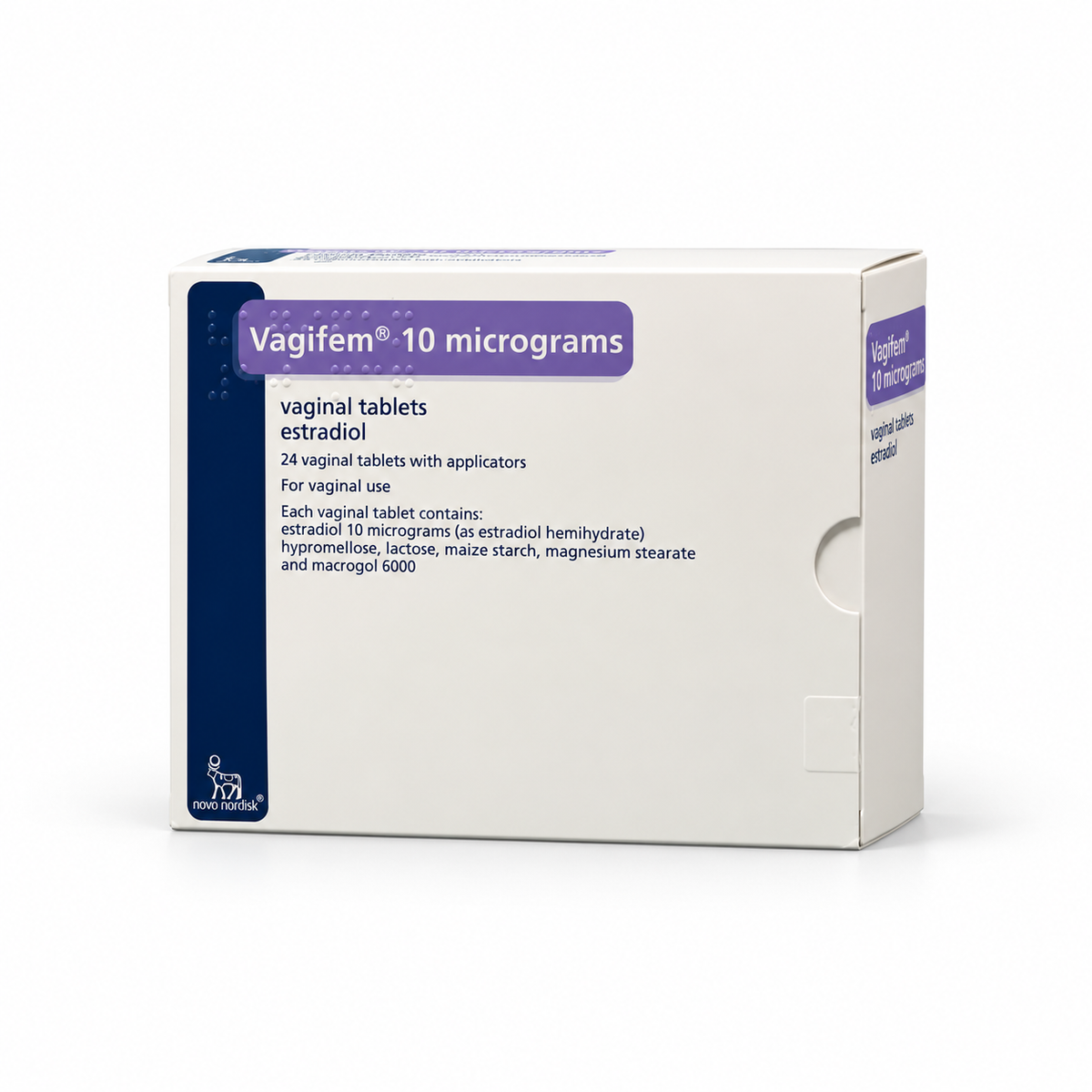 Vagifem 10 microgram vaginal tablets pack
