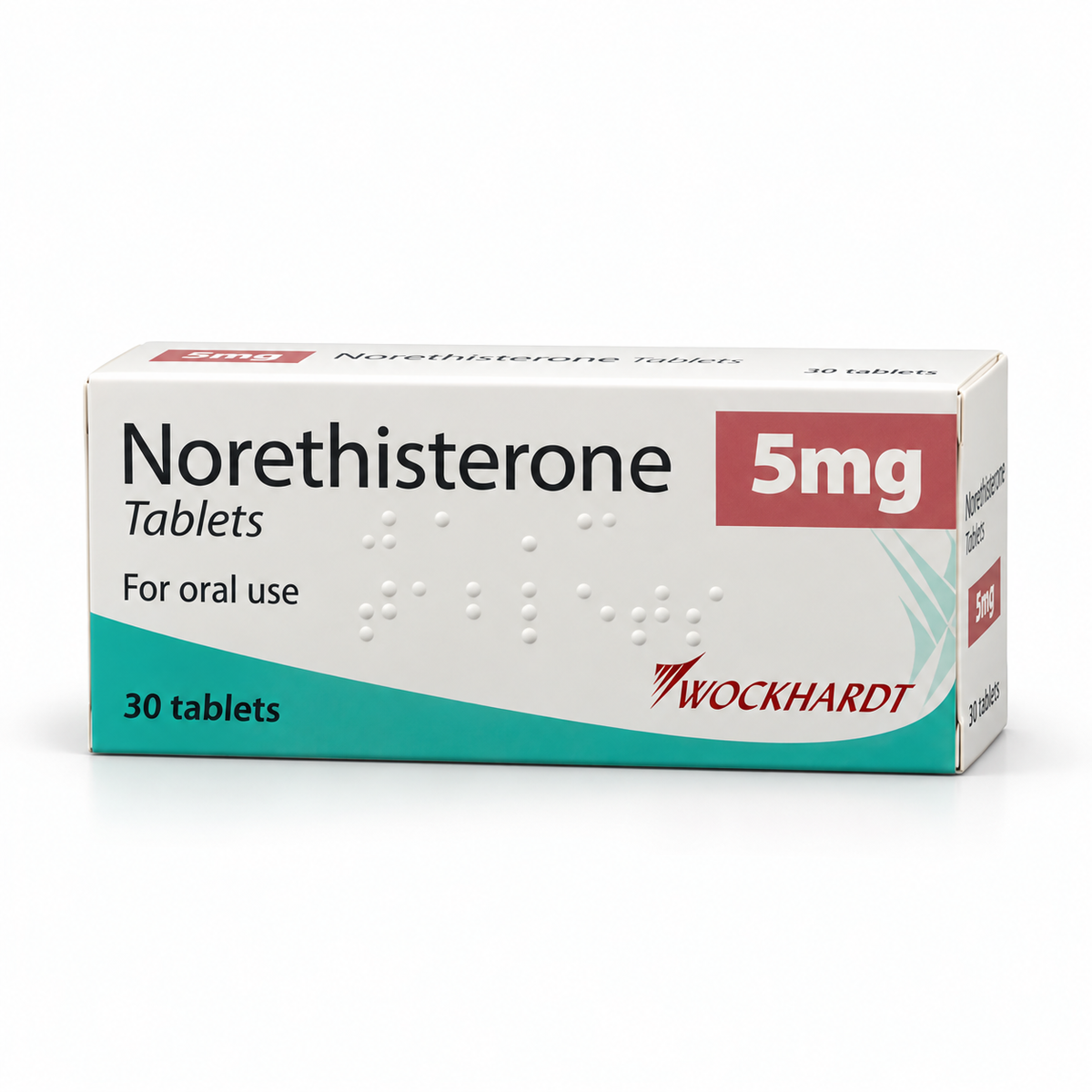 Wockhardt Norethisterone 5mg tablets for oral use 30 tablets