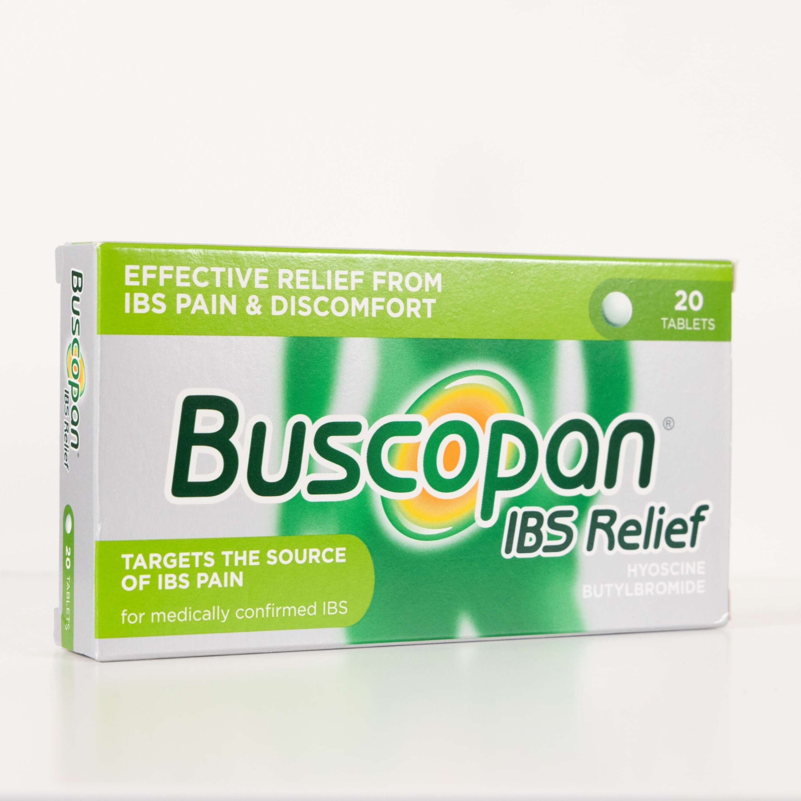 Buscopan IBS Relief medicine with 20 tablets 